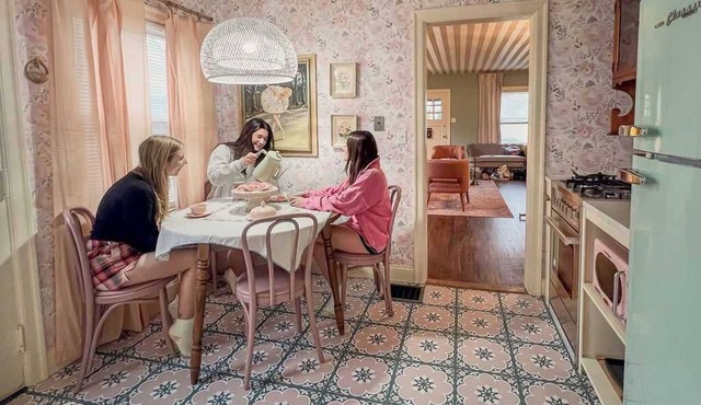 Peaches and Cream Coffee and Confetti Villa