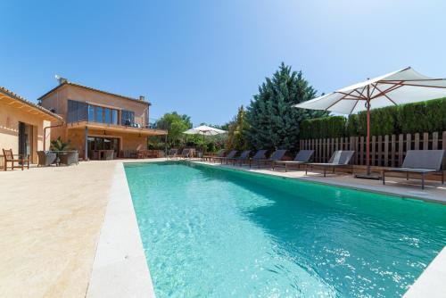 Playa y relax en villa CAN RIERRA "S'hort des Frares des Trenc"