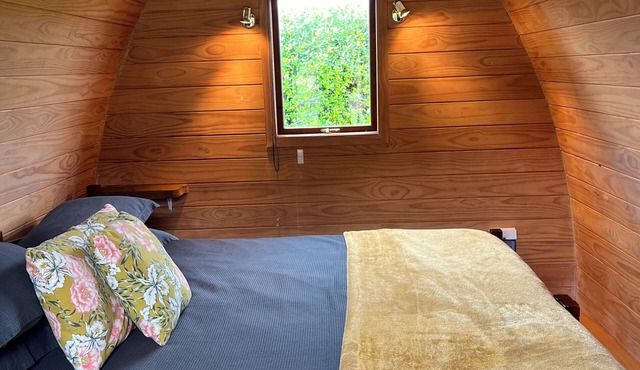 Pod 4 at Flat Hills Cafe and Tourist Park - King Pod off SH1 (accessible pod)
