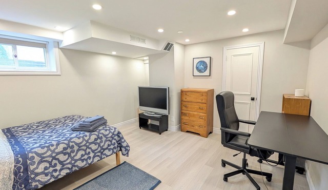 Renovated Private Bedroom in a Shared Basement