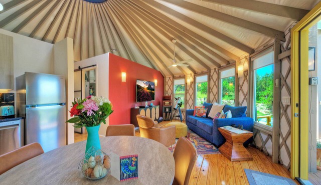 Romantic Ritz of Yurts with Private Hot Tub