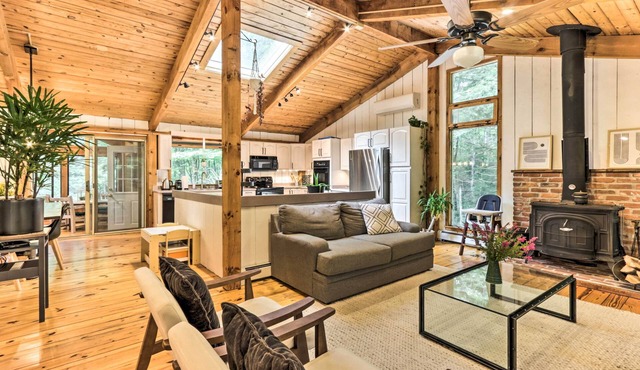 Rustic-Chic Home w/Decks: Pool + Lake Access