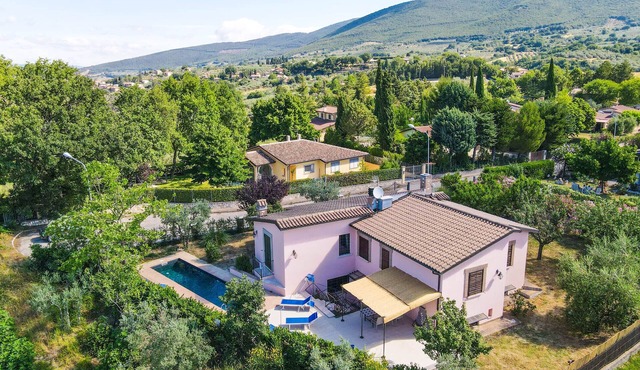 Self contained house with private pool.