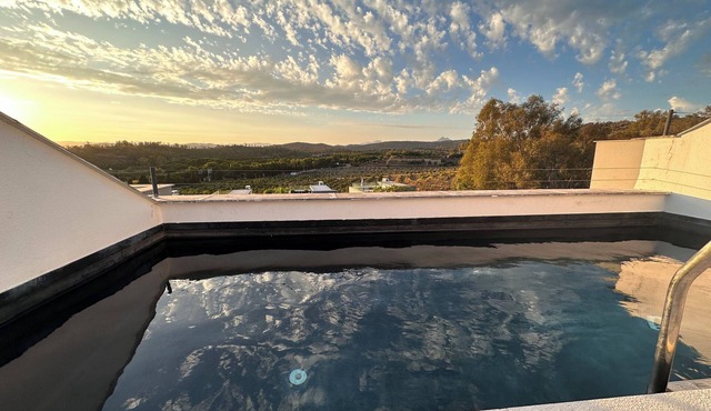 Sotogrande architectural gem with stunning roof-top pool