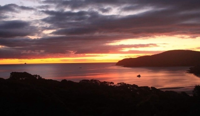 Stunning Tryphena Harbour and Hauraki Gulf views