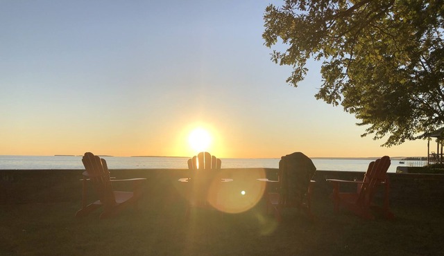 Year round sunsets overlooking Lake Nipissing