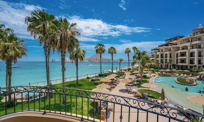 Los Cabos Condo | BEACHFRONT 2nd Floor at Luxury Resort & SPA with Spectacular Medano Beach and Lands End Views!