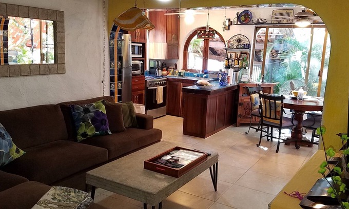 Romantic Zone Condo | Best Los Muertos Beach Location! Beautiful Private Courtyard w/Fountain!