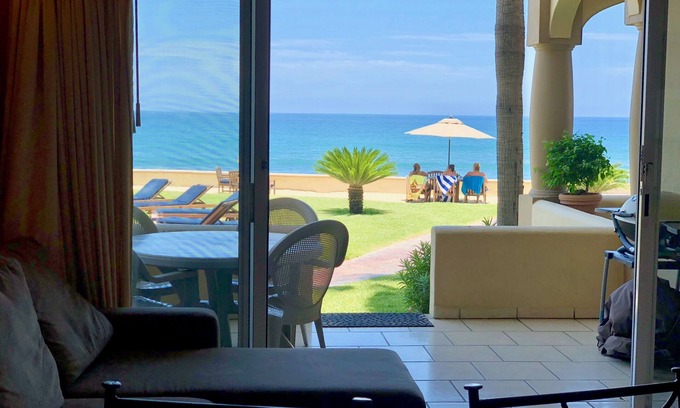 San Jose del Cabo Condo | Ground Level, On The Beach In Front of 4 surf breaks