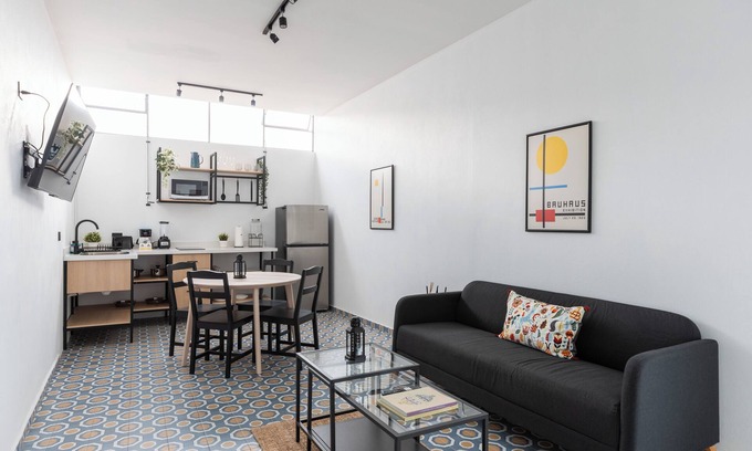 Puebla Historic Center House | Loft en Casona 212: Lujo y alta conectividad+Est