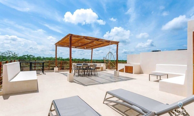 Tulum Apartment | Luxe Penthouse: Rooftop Oasis, Pools, Cenotes