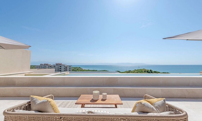 Punta de Mita Condo | Luxury Punta Mita Penthouse steps from El Surf Club - 2 Private Pools, Rooftop Bar, Panoramic Sunset Views, Access to Premium Golf