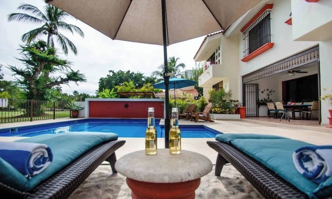 Area Militar de Vallarta House | Marina Vallarta, 4BR house, Golf Course view, Heated Pool near Beach