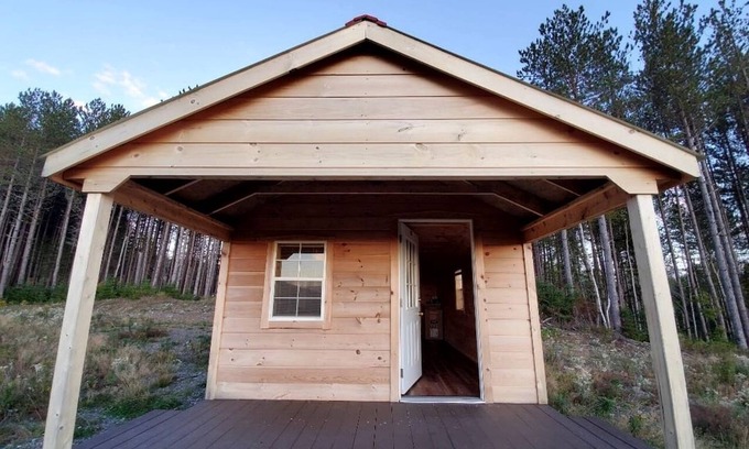 Grand Isle House | Off-Grid Cabin Nestled Among Nature with Lovely Landscape Views in Maine