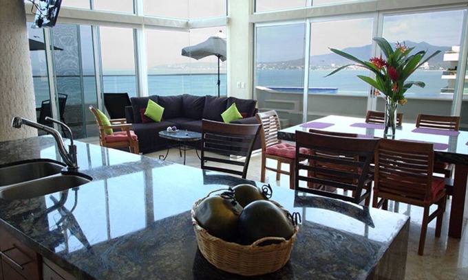 Bucerias Condo | Penthouse with panoramic view of the Bay