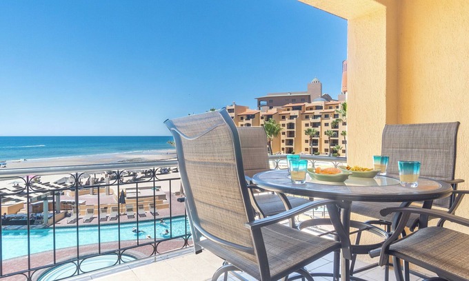 Puerto Penasco Condo | Princesa Resort E-303 Sandy Waves Well Furnished Pool View Ocean Front Condo