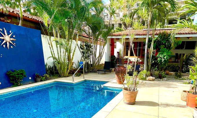 Bucerias House | Private home one block to the beach! 2 bedrooms. Premier Zona Dorado location!