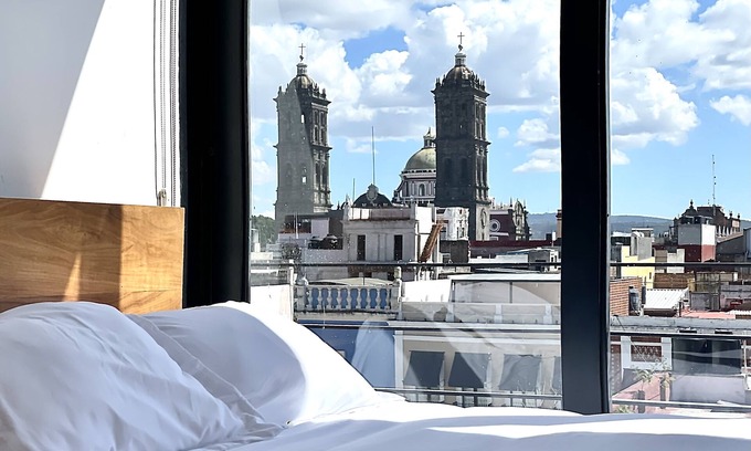 Puebla Historic Center Apartment | Puebla Cathedral Amazing View Loft