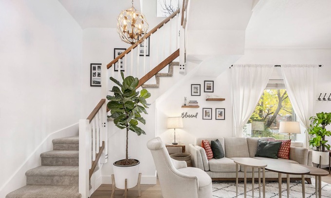 East Central House | Relax & Reset In a Fresh, Cozy Home in Sugarhouse