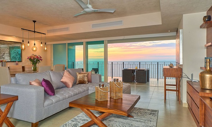 South Hotel Zone Condo | ☆Sea, Sun & Relax ☆17th fl. Beachfront condo with unique stunning views!
