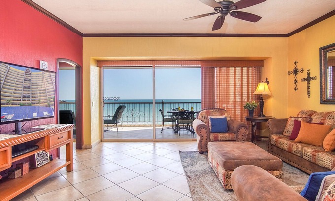 Puerto Penasco Condo | Sonoran Sky 708 A Wave From It All Charming Oceanfront
