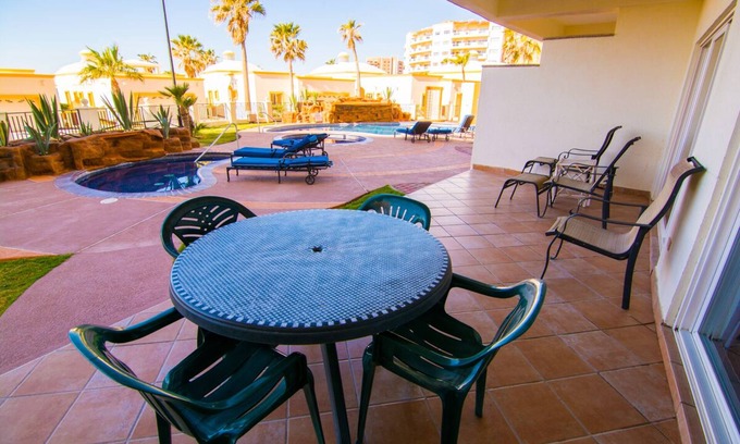 Puerto Penasco Condo | Spectacular 2 Bedroom Condo on Sandy Beach at Las Palmas Resort B-104