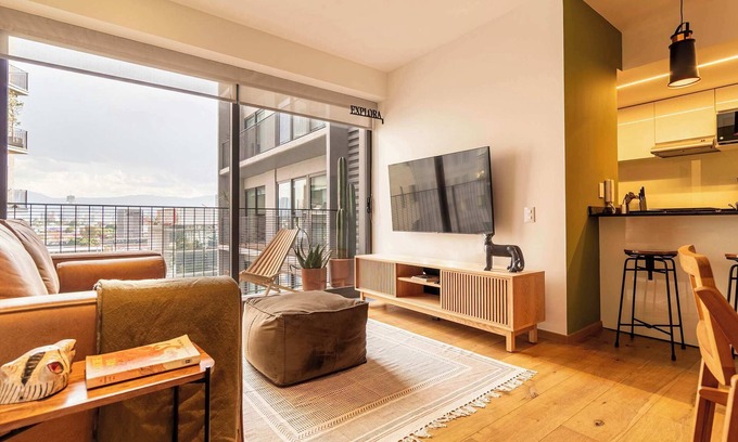 Hipodromo Condesa Apartment | Taman by Kukun Summar
