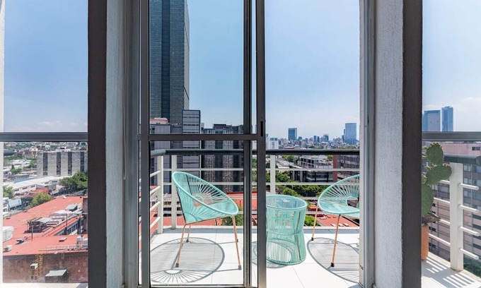 Anahuac Apartment | VH | Depto+balcon priv Gym and wifi | 218