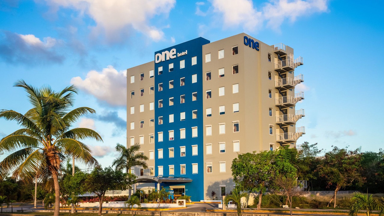 Photo of Buildings in Downtown Cancun