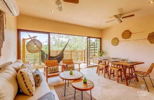 Tulum Apartment | Private Roof Pool Penthouse, 2 Cenotes and Gym