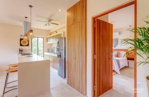 Tulum Apartment | Private Roof Pool Penthouse, 2 Cenotes and Gym