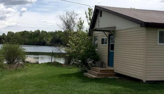 Two-Bedroom Lakefront Family Cottage Rental on an Organic Farm in Ontario, Canada