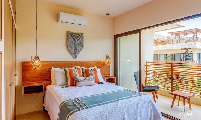 Tulum Apartment | Private Roof Pool Penthouse, 2 Cenotes and Gym